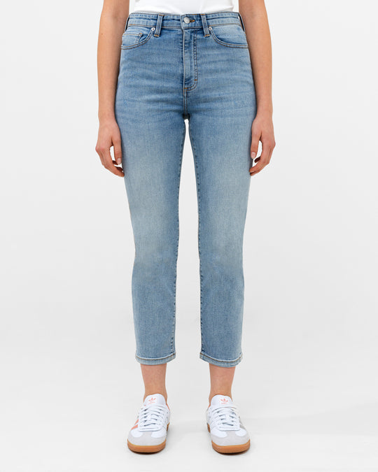 Stretch Denim Cigarette Fit Ankle Length Jeans 28 Inch