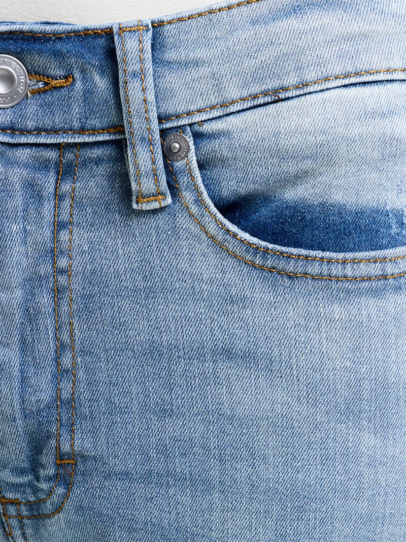 Stretch Denim Cigarette Fit Ankle Length Jeans 28 Inch