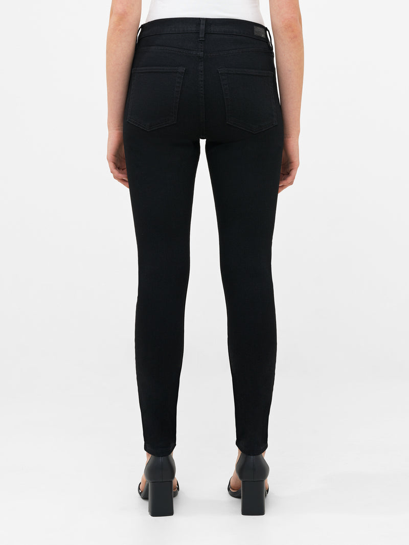 Soft Stretch Denim High Rise Skinny Jeans Black | French Connection UK
