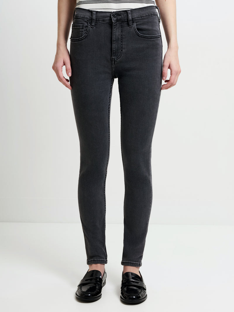 Soft Stretch Denim High Rise Skinny Jeans 30 Inch