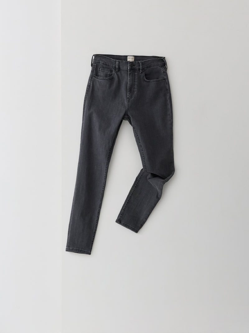 Soft Stretch Denim High Rise Skinny Jeans 30 Inch