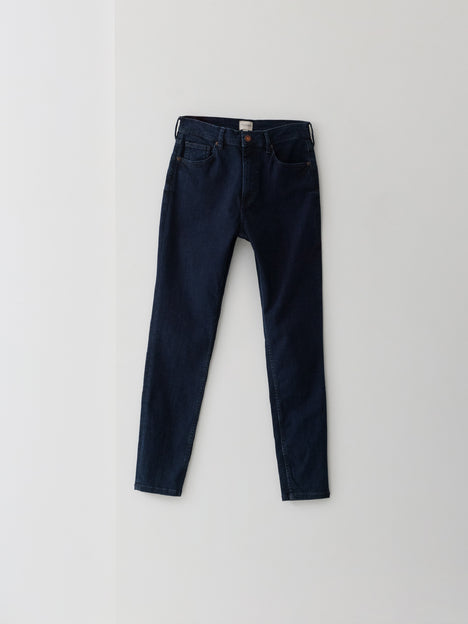 Soft Stretch Denim High Rise Skinny Jeans 30 Inch