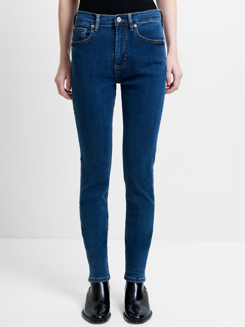 Soft Stretch Denim High Rise Skinny Jeans 30 Inch