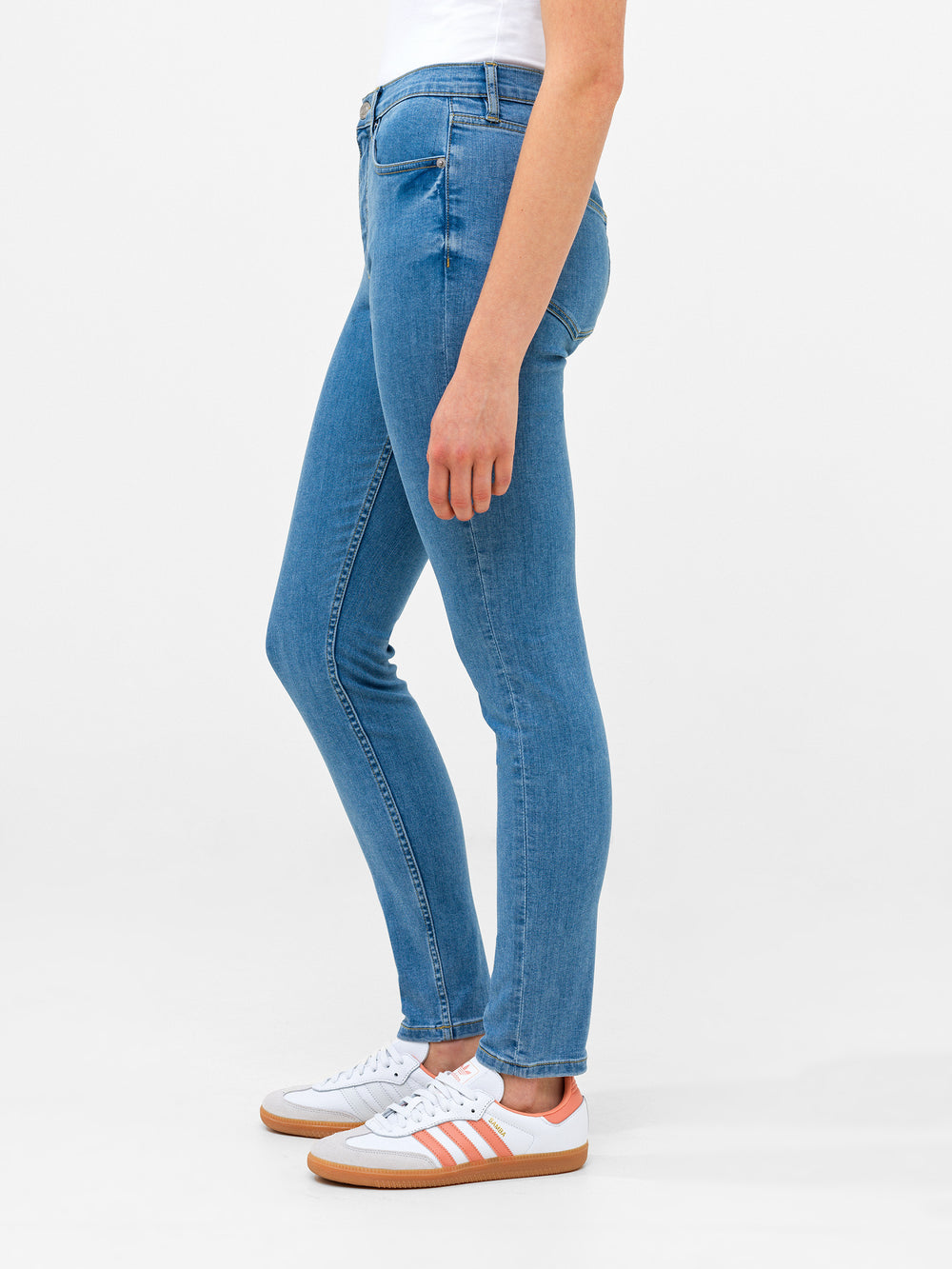 Soft Stretch Denim High Rise Skinny Jeans Light Wash French Connection UK soft-stretch-denim-high-rise-skinny-jeans-light-wash-french-connection-uk