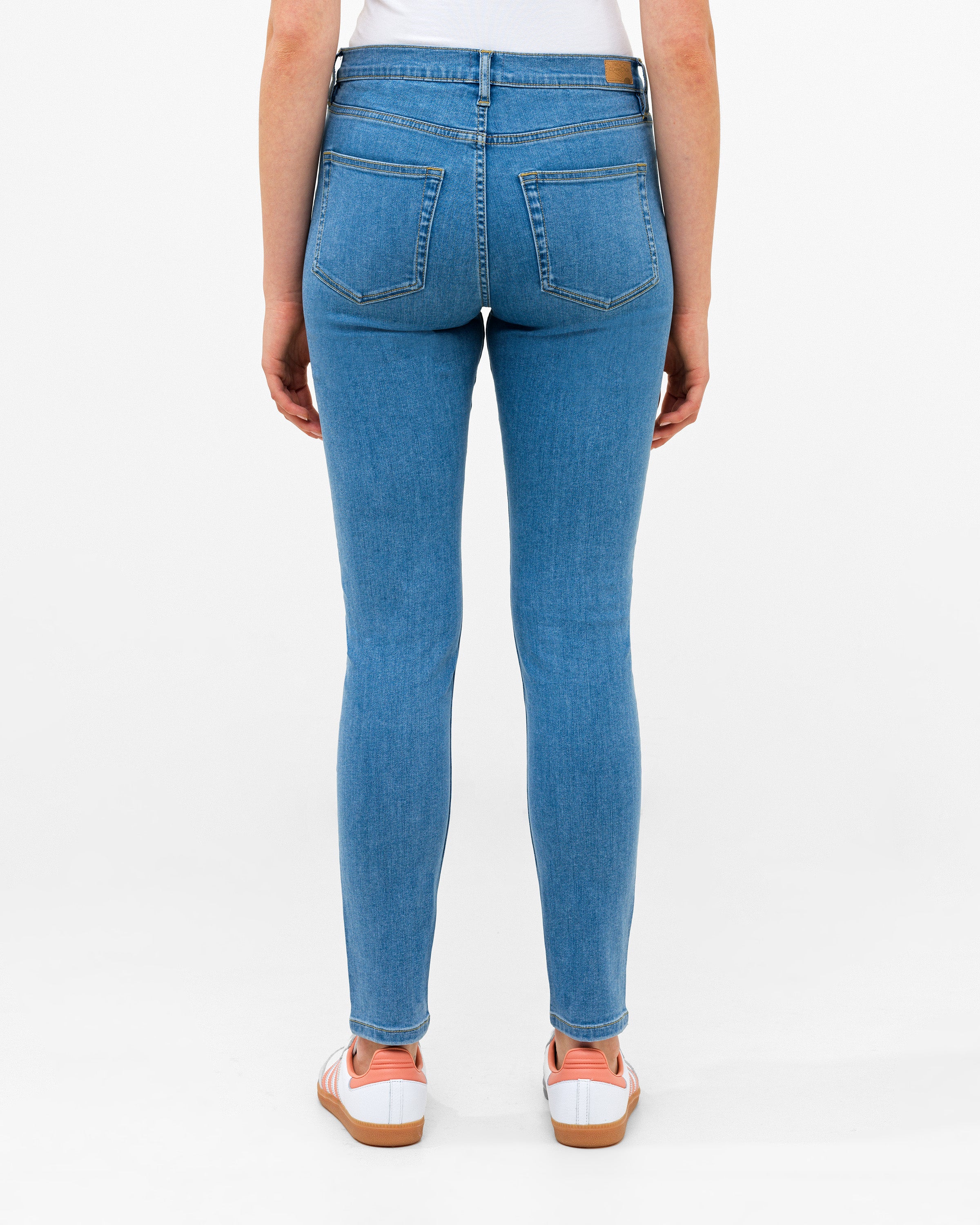Soft Stretch Denim High Rise Skinny Jeans 30 Inch