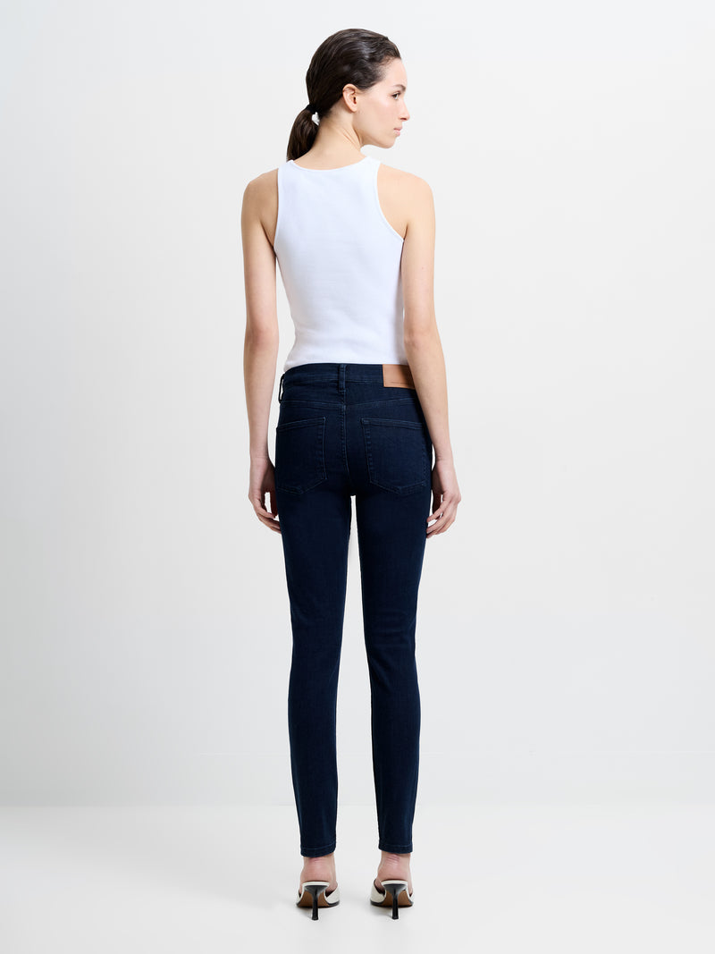 Soft Stretch Denim High Rise Skinny Jeans 30 Inch