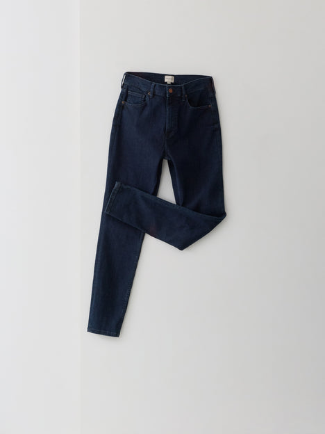 Soft Stretch Denim High Rise Skinny Jeans 30 Inch