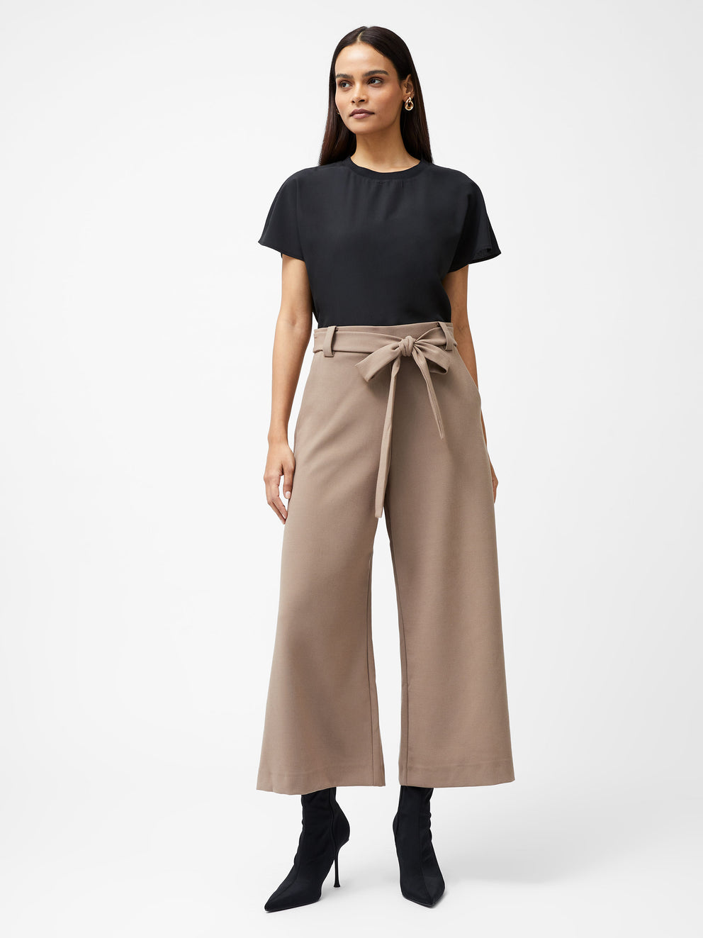 French Connection Whisper Belted Culottes