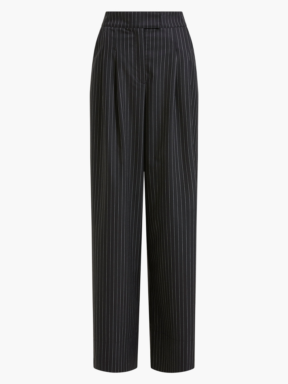 Finn Stripe Trousers Blackout | French Connection UK