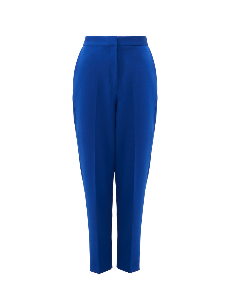 Echo Tapered Trousers Cobalt Blue | French Connection UK