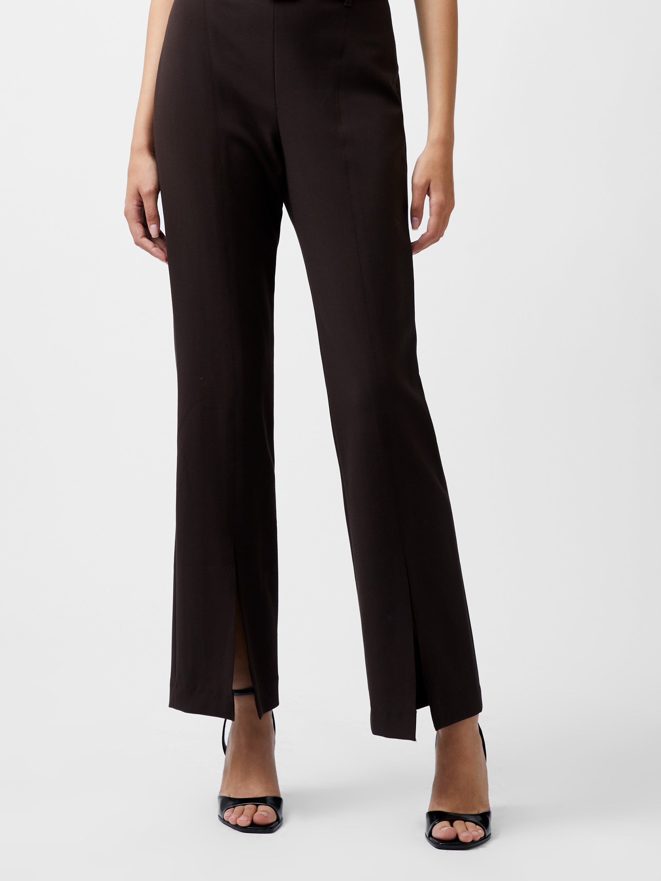 Front split trousers discount