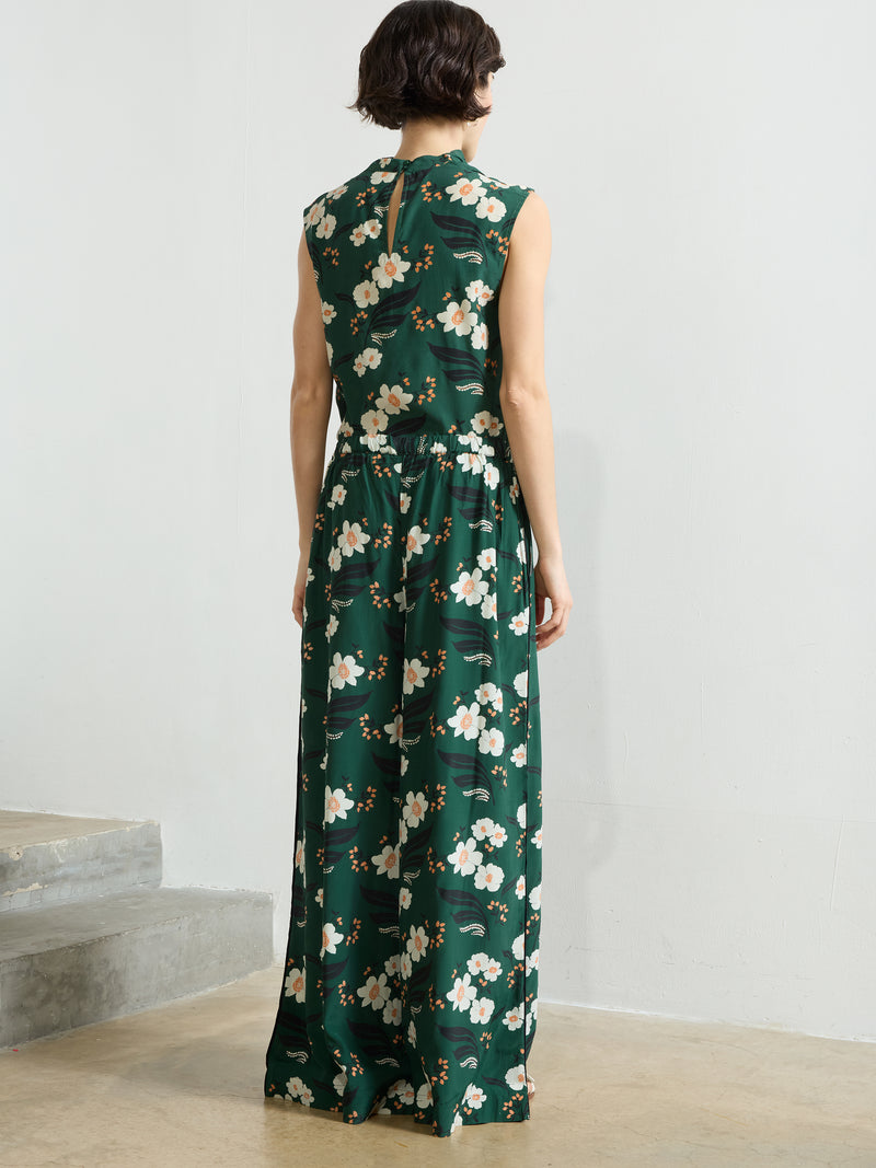 Rhian Eco Printed Wide Leg Trousers