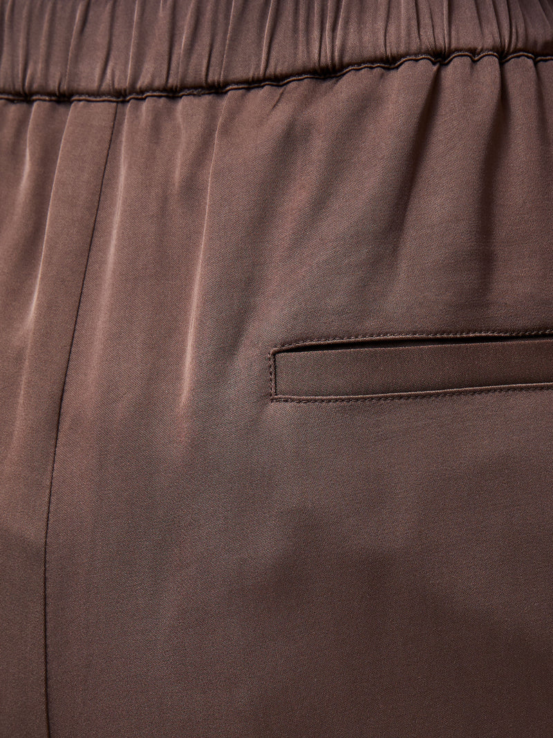 Sera Eco Satin Elasticated Wide Leg Trousers