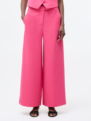 Tailored Wide Leg Trousers