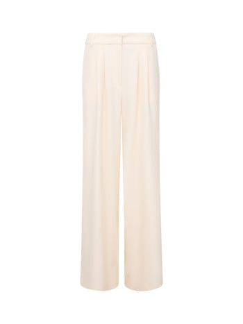Sleek Tailored Wide Leg Suit Trousers