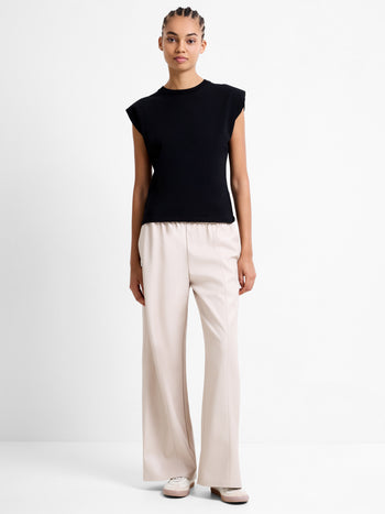 Tasher PU Wide Leg Trousers