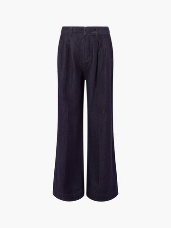 Fletcher Wide Leg Denim Trousers