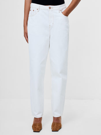 Loren Twill Denim Barrel Leg Jeans