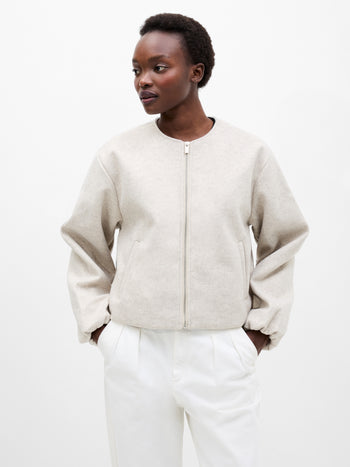 Clean Edge Bomber Jacket