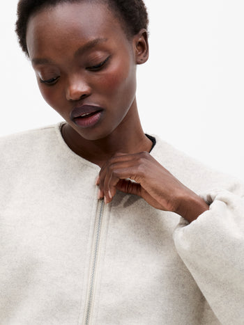 Clean Edge Bomber Jacket