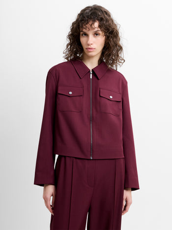 Twyla Suiting Structured Hem Jacket