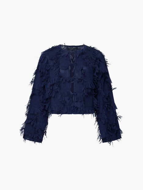 Millie Hyper Texture Navy Jacket