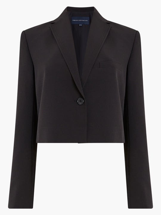 Echo Crepe Cropped Blazer