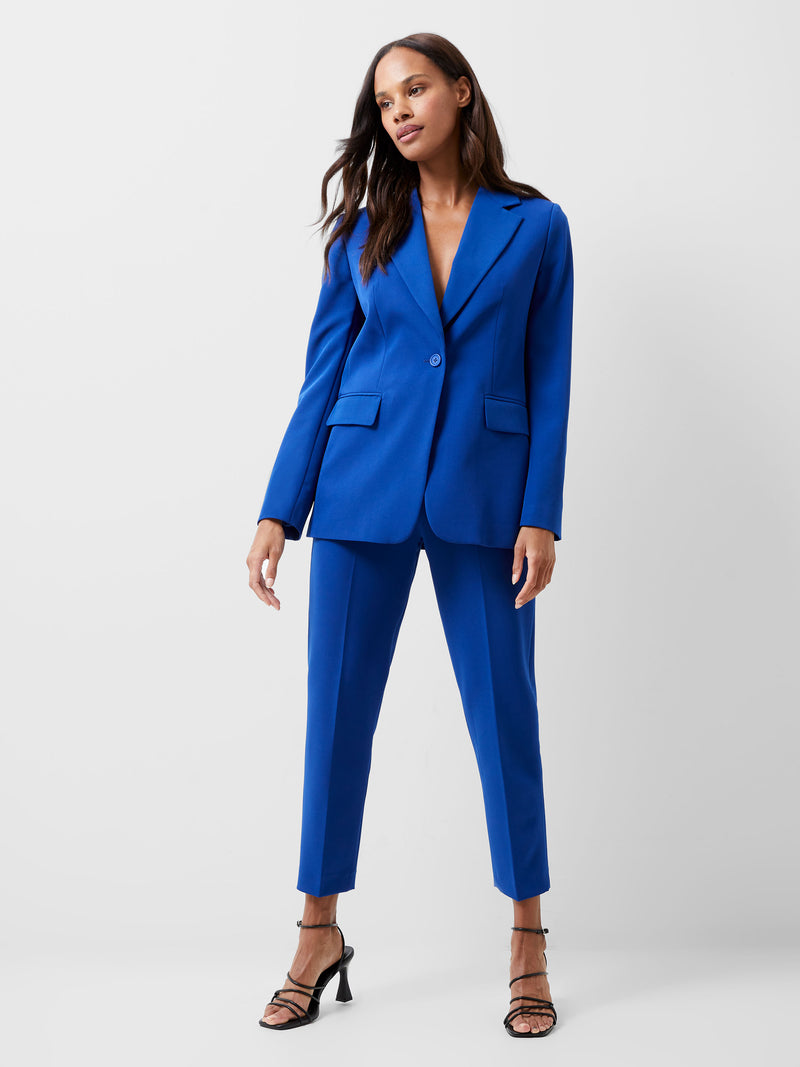 Echo Single Breasted Blazer Cobalt Blue | French Connection UK