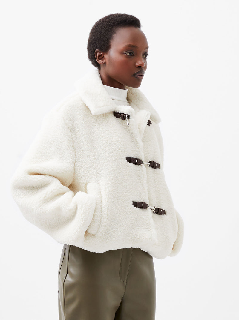 French connection faux fur jacket store