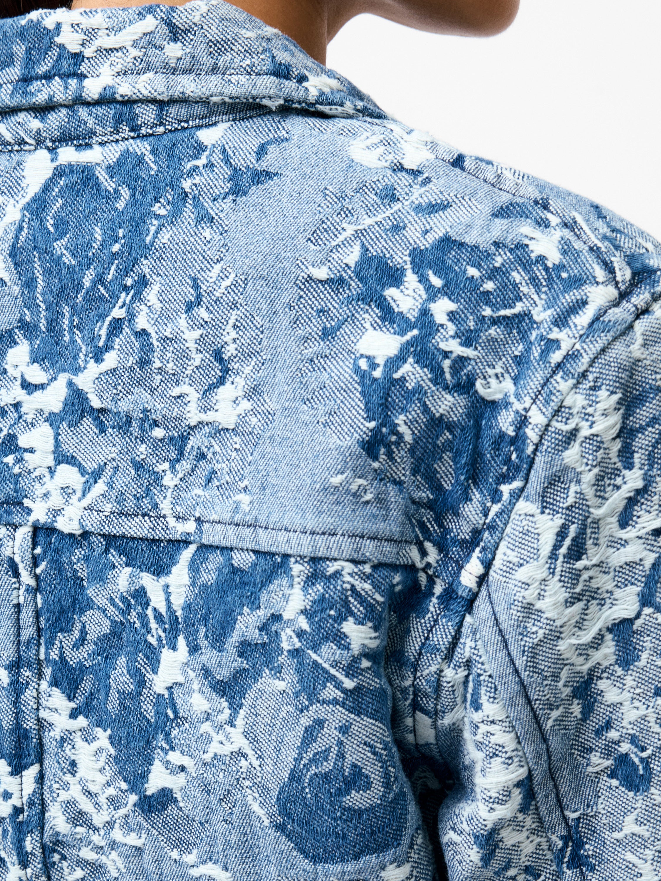 Charlotte Denim Jacquard Jacket