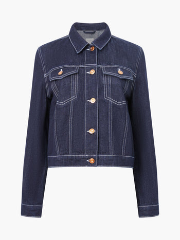 Denver Denim Contrasting Stitch Jacket