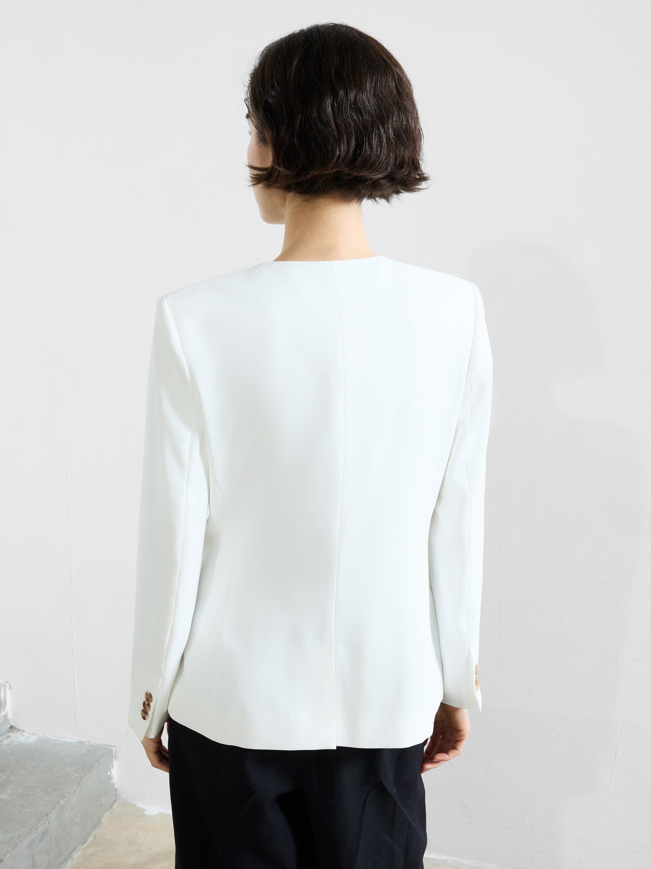 Harrie Collarless Blazer