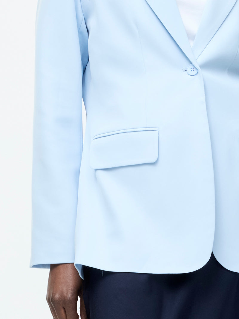 Sleek Tailored Single Breasted Blazer