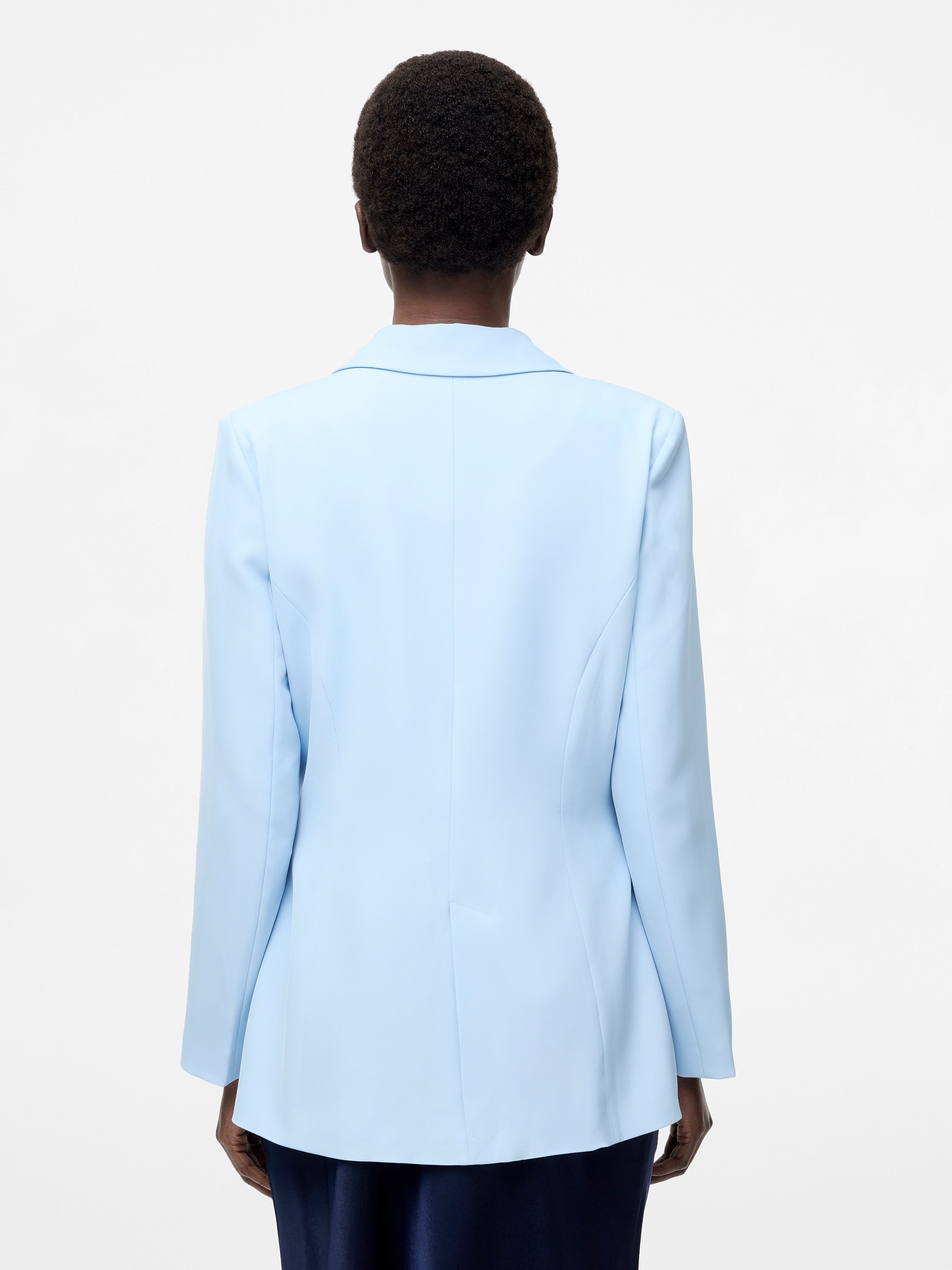 Sleek Tailored Single Breasted Blazer