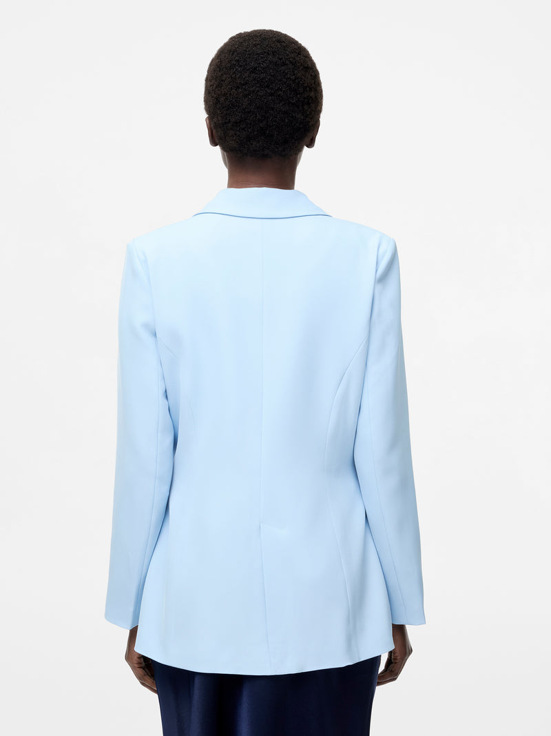 Sleek Tailored Single Breasted Blazer