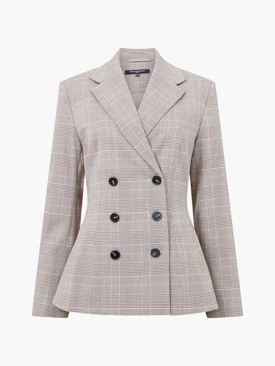 Chester Check Cinched Blazer