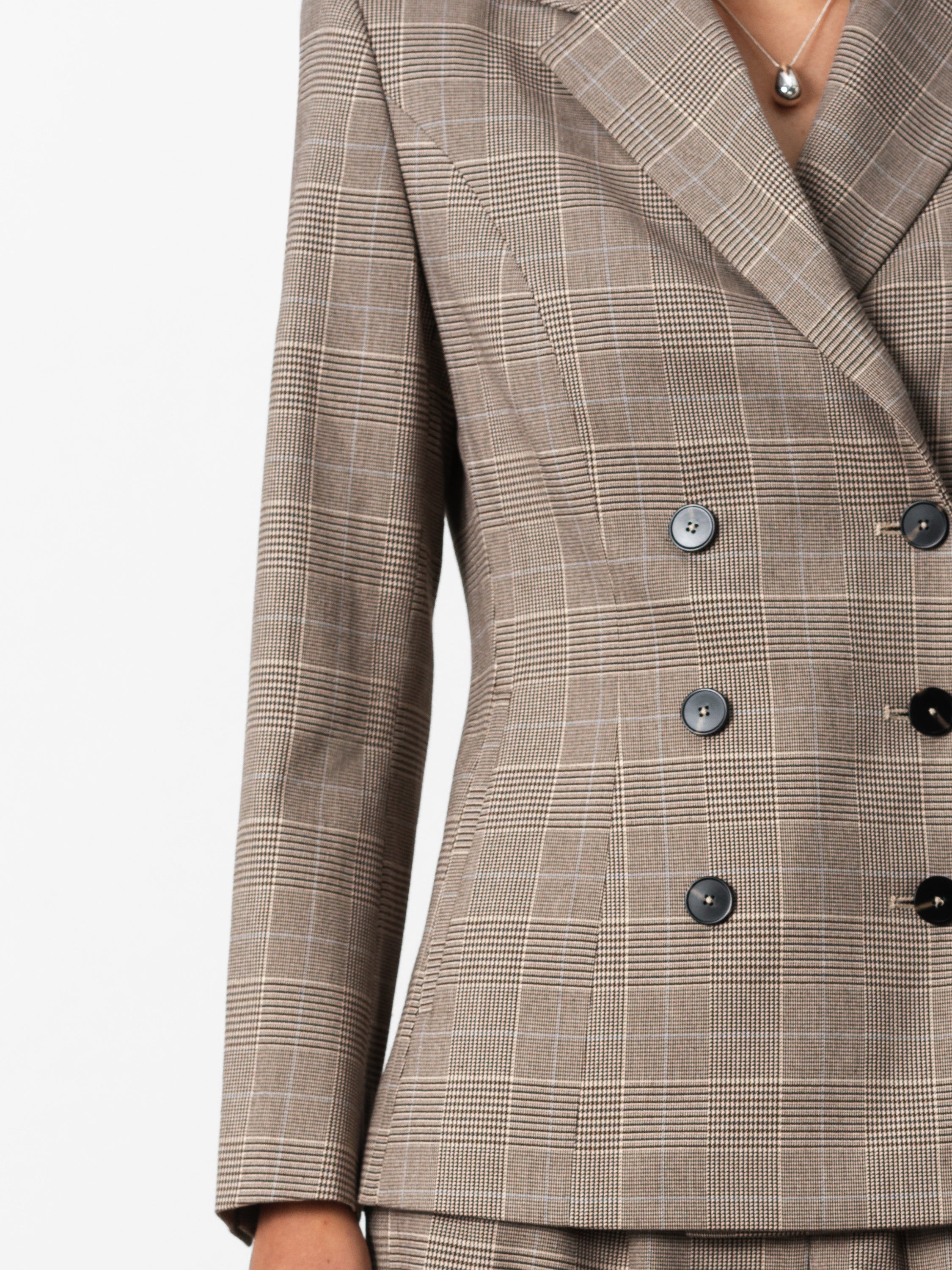 Chester Check Cinched Blazer