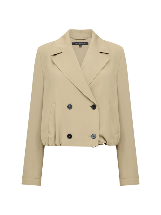 Vinnie Tailored Double Breasted Cropped Jacket
