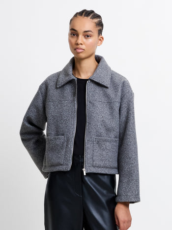 Brushed Pocket Jacket