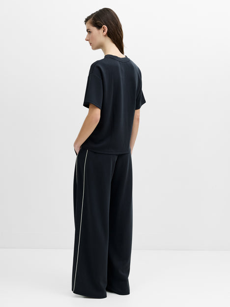 Wren Dark Grey Cinched Waist T-Shirt