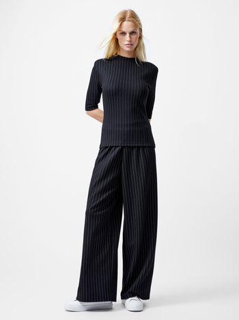 Regina Jersey Shoulder Pad Tee