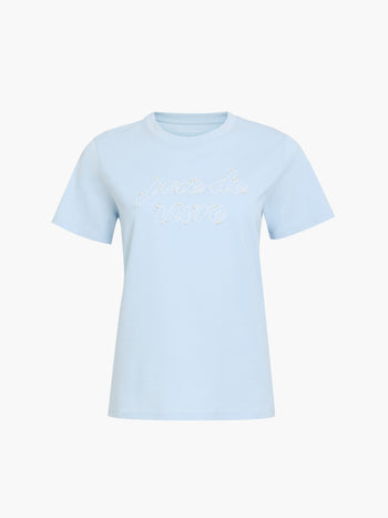 Joie De Vivre Embellished Short Sleeve T-Shirt