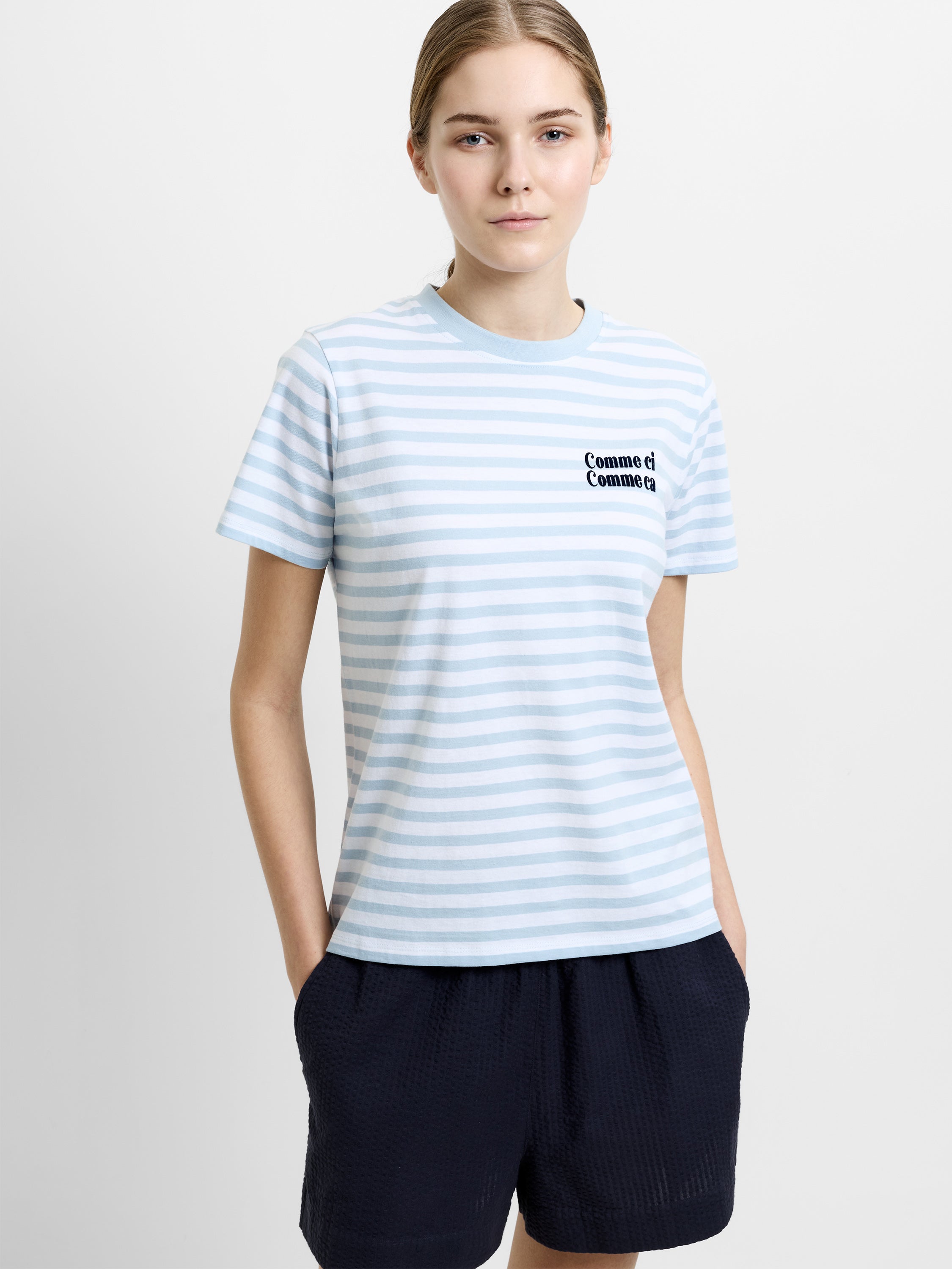 Comme Ci Comme Ca Striped T-Shirt