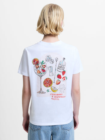 Strawberry Cocktail Graphic T-Shirt