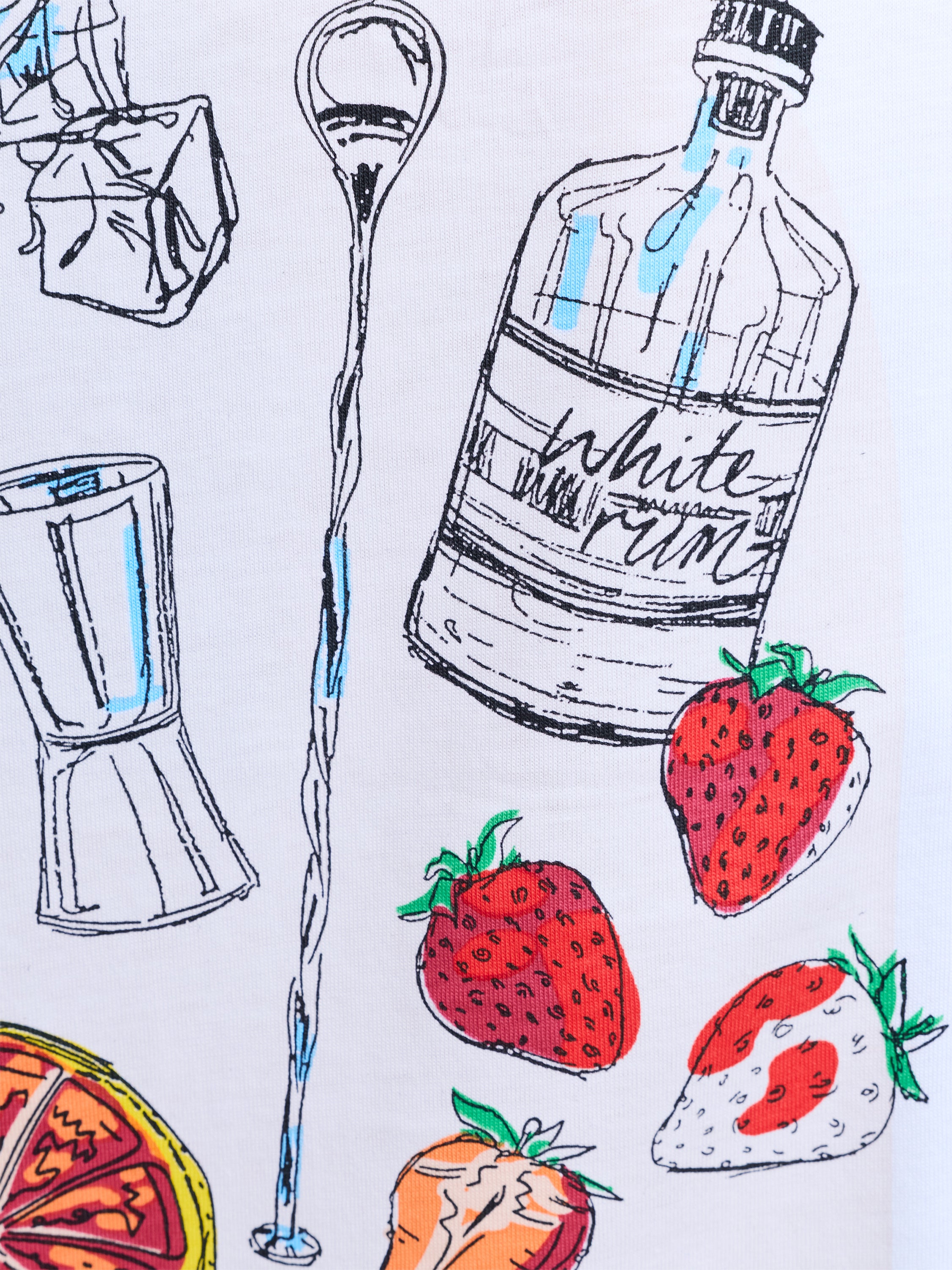Strawberry Cocktail Graphic T-Shirt