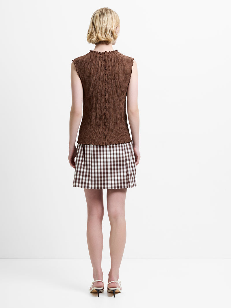 Andie Textured Sleeveless Top