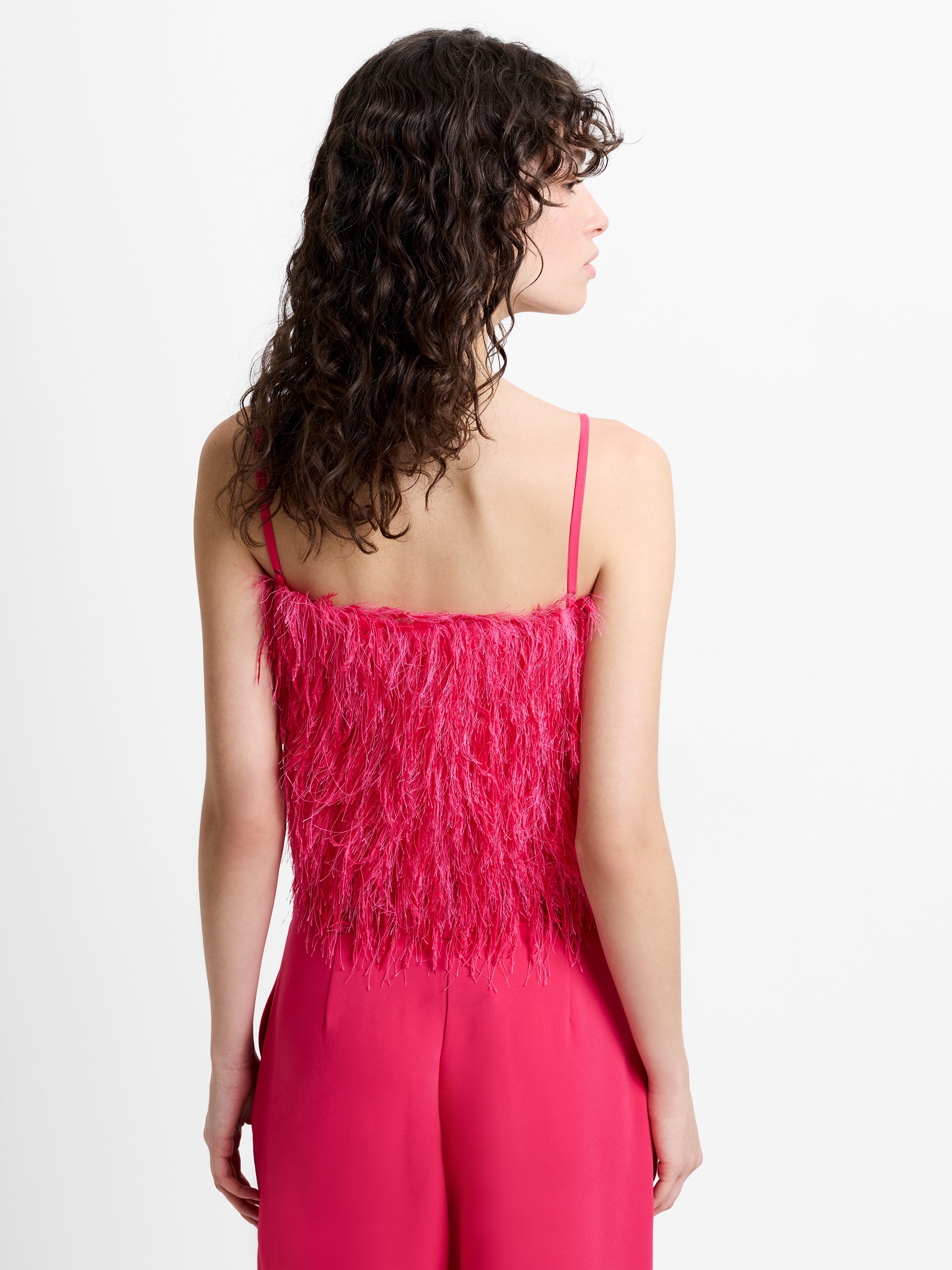 Sonia Textured Strappy Crop Top