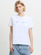 Life's A Beach White Peached Cotton T-Shirt
