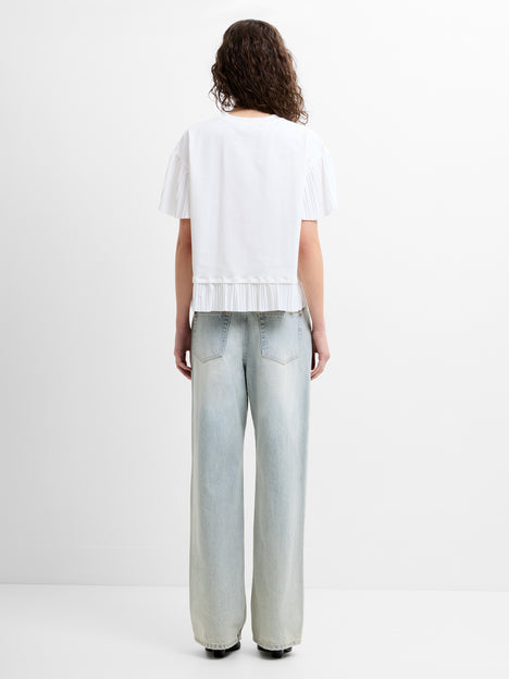 Rallie Plisse Trim T-Shirt