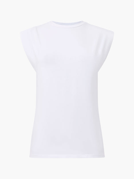 Rallie Shoulder Pad Tank Top